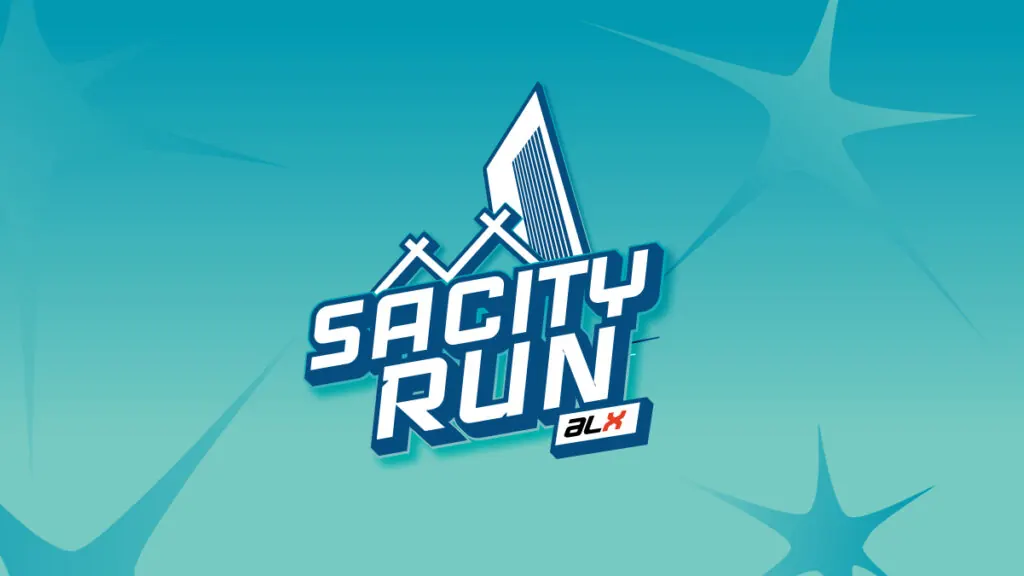 Sacity Run 2026 banner